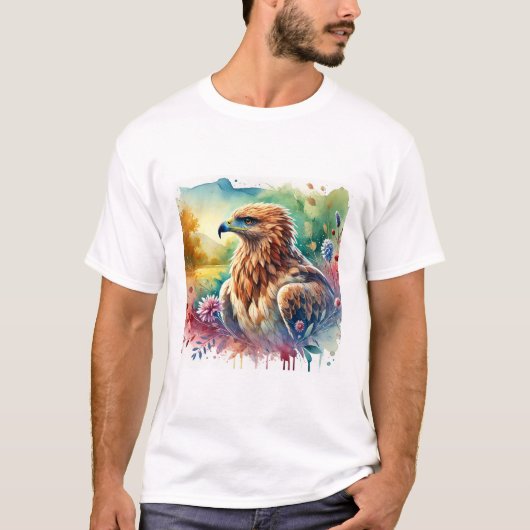 T-shirt Bonellis Eagle 080824AREF141 - Watercolor (Devant)