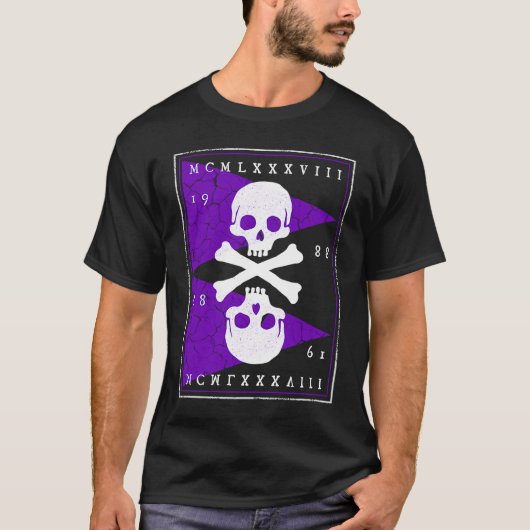 T-shirt Bones and Skulls Pirate (Devant)