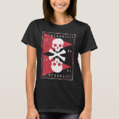 T-shirt Bones and Skulls Pirate  1 (Devant)