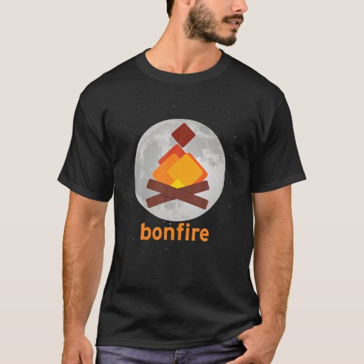 T-shirt Bonfire Crypto pièce Cryptodevise Blockchain (Devant)
