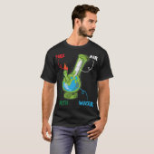 T-shirt Bong Elements Fire Water Earth Air Thc Weed bett (Devant entier)