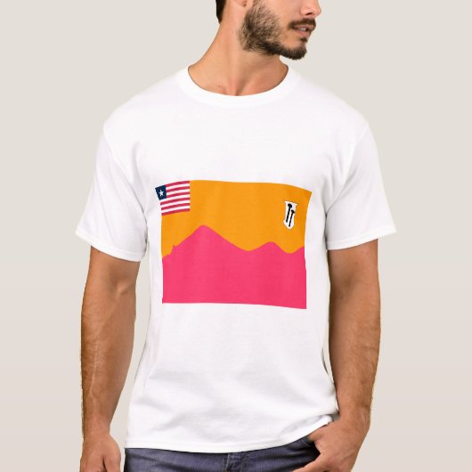 T-shirt Bong le drapeau du comté (Devant)