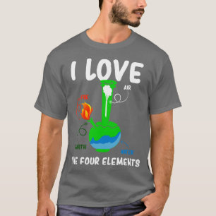 T-shirt Bong pothead éléments fumants