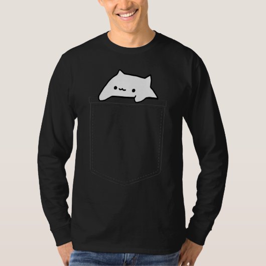 T-shirt Bongos Cat in a Pocket (Devant)