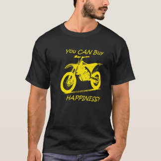 T-shirt Bonheur d'achat - jaune sur le noir (Suzuki)