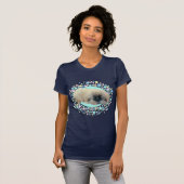 T-shirt Bonheur de bulle de Pékinois (Devant entier)