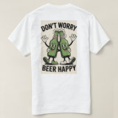 T-shirt Bonheur de la bière  (Design dos)