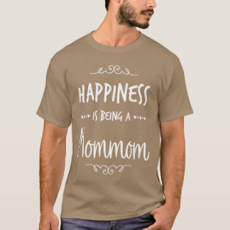 T-shirt Bonheur d'être une Mommom Grand-mère spéciale fami