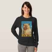 T-shirt Bonheur du capybara (Devant entier)