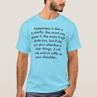 T-shirt Bonheur - Henry David Thoreau