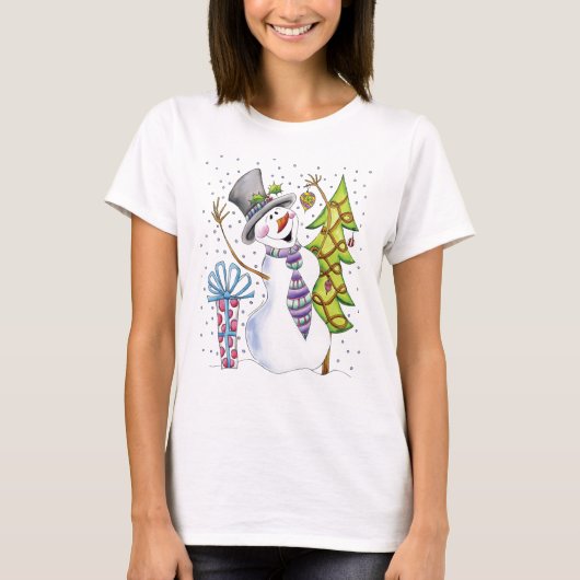 T-shirt Bonhomme de neige (Devant)