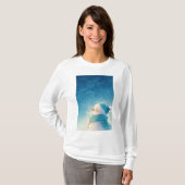 T-shirt Bonhomme de neige bienheureux (Devant entier)