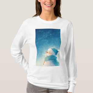 T-shirt Bonhomme de neige bienheureux