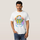 T-shirt Bonhomme de neige Birdman (Devant entier)
