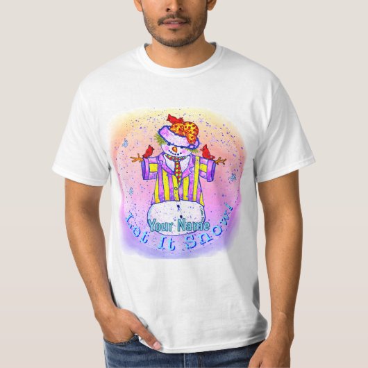 T-shirt Bonhomme de neige de Birdies (Devant)