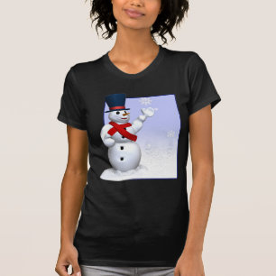 T-shirt Bonhomme de neige de flocon de neige