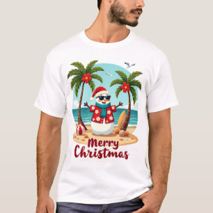 T-shirt bonhomme de neige de Noël (3)