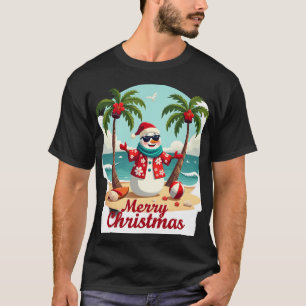 T-shirt bonhomme de neige de noël (3)
