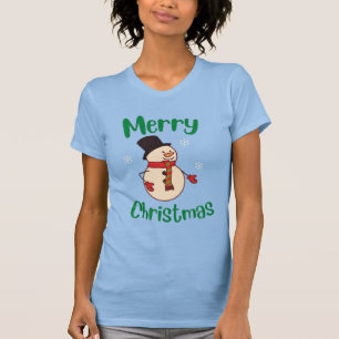 T-Shirt Bonhomme de Neige Joyeux Noël