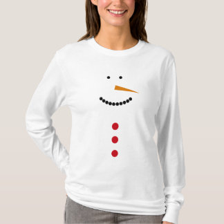 T-shirt Bonhomme de neige minimaliste