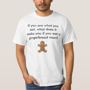 T-shirt bonhomme en pain d'épice