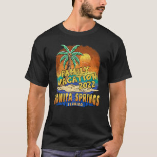 T-shirt Bonita Springs Florida Famille Vacation 2022 Plage