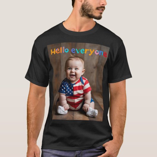 T-shirt Bonjour (Devant)