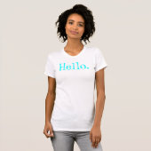 T-shirt Bonjour (Devant entier)