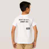 T-shirt Bonjour ! (Dos entier)