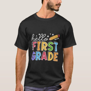 T-shirt Bonjour 1Er Année Étudiante Premier Jour De