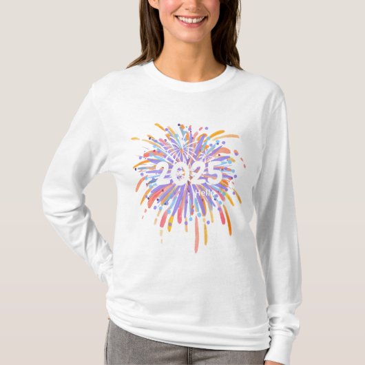 T-shirt Bonjour 2025 (Devant)