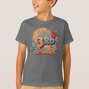 T-shirt Bonjour 3e année