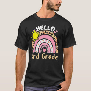 T-shirt Bonjour 3e Année Bonne Première Journée De L'École