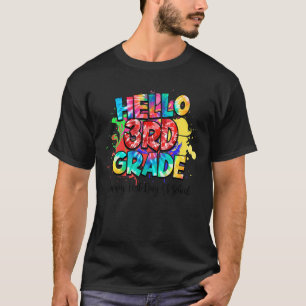 T-shirt Bonjour 3e Année Bonne Première Journée De L'École