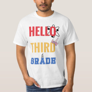 T-shirt Bonjour 3e année Design exceptionnel pour la 3èm