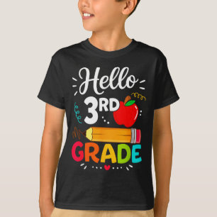 T-shirt Bonjour 3e année drôle de rentrée des classes ense