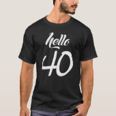 T-shirt Bonjour 40 (Devant)