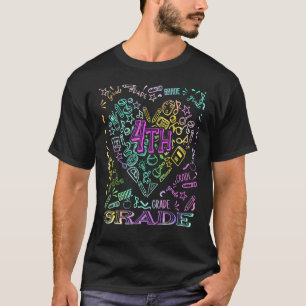 T-shirt Bonjour 4e 4e année Première journée Retour à l'éc