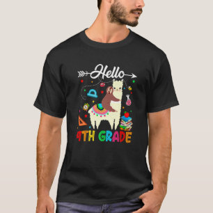 T-shirt Bonjour 4e Année Bonne Première Journée De L'École