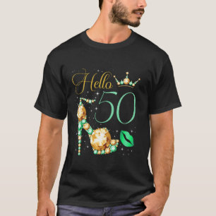 T-shirt Bonjour 50 ans 50e anniversaire Anniversaire Party