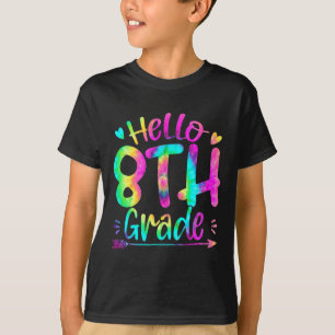 T-shirt Bonjour 5e année Retour à l'école Enseignants Enfa
