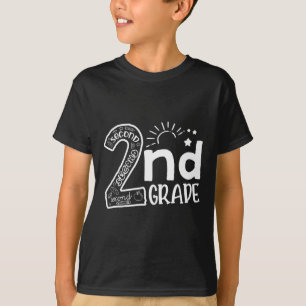 T-shirt Bonjour À Enseignants de 2e année Garçons et Équip