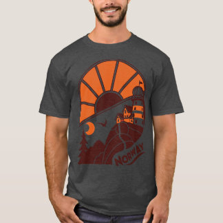 T-shirt Bonjour À Norvège