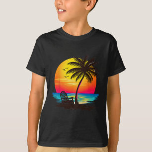 T-shirt Bonjour ambiance estivale vacances hommes femmes p