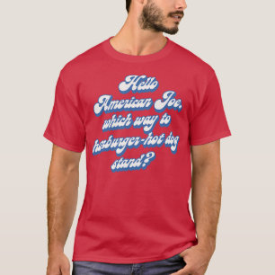 T-shirt Bonjour American Joe