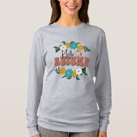 T-shirt Bonjour automne (Devant)