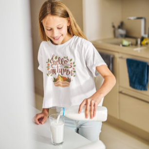 T-shirt Bonjour automne