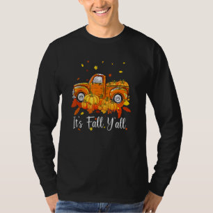 T-shirt Bonjour Automne Camion Pomkins Feuille d'érable I 