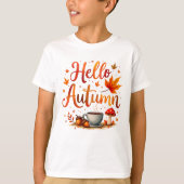 T-shirt Bonjour Automne, nostalgie cosy (Devant)