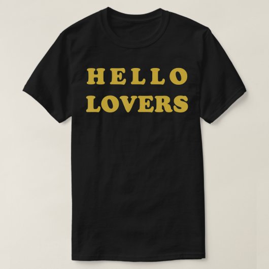 T-shirt Bonjour aux amoureux (Design devant)